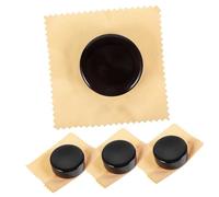 FUNOMOCYA 4pcs Natural Violin Rosin for Bow String Maintenance Tool Black Violin Accessories
