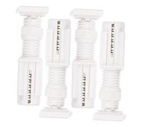 FUNOMOCYA 4pcs No-Drill Venetian Blind Brackets Louver Fixation Accessories for Window Blinds Simple Installation Replacement Parts for Curtains