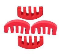 FUNOMOCYA 4pcs Professional Violin Mutes Rubber Practice Silencers for Quiet Playing and Stylish Design Essential Violin Accessories for Home Practice for Musicians and Beginners