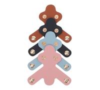 FUNOMOCYA 4pcs PU Stethoscope Name Tags for Doctors and Nurses Easy to Install Identification Charms Compatible with Various Models Stylish Protective Accessories for Loss Prevention Medical
