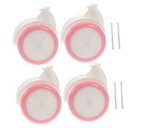 FUNOMOCYA 4pcs Replacement Plastic Rubber Wheels for Child's Walker, Smooth Experience and Strong Load Capacity, Universal Toddler Wheel Set for Boys and Girls Walker Accessories
