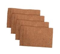 FUNOMOCYA 4pcs Reusable Coconut Fiber Nesting Box Pads for Chickens Soft Comfortable Coop Accessories for Egg Laying and Small Animal Beds Mat for Improved Hatching Success