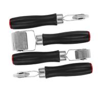FUNOMOCYA 4pcs Tire Patch Roller Kit with Grinding Heads Heavy Duty Vulcanizing Tool for Car Motorcycle Tire Buffing and Repair Polishing Accessory
