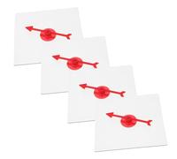 FUNOMOCYA 4pcs Transparent Math Game Rotating Arrows Plastic Turntable Indicators for Classroom Teaching Party Activities and Interactive Learning Tools