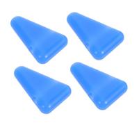 FUNOMOCYA 4pcs Triangle Silicone Tuning Fork Holder Blocks Non Slip Stand for Music Instruments Sound Therapy Yoga Meditation Accessories Portable