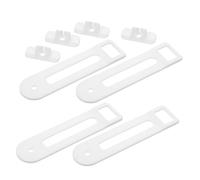 FUNOMOCYA 4pcs U-Shaped Cabinet Locks for Doors Childproof Safety Latches for Kitchen Cupboards and Closets Boy Girl Safe Locks for Fridge and Cabinet