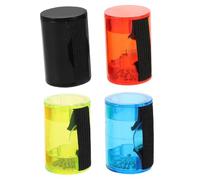 FUNOMOCYA 4pcs Ukulele Finger Shakers Sand Bells Lightweight Plastic Sand Rhythm Bells for Guitar and Mandolin, for Ukulele Band Performances and Musicians on The Go