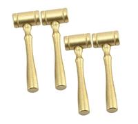 FUNOMOCYA 4pcs Wooden Judge Gavel Court Hammer Role Play Auction Prop for Boys Lawyers Judges Chairmen
