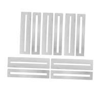 FUNOMOCYA 5 Pairs Metal Guitar Fretboard Protector Pads Fret Polishing Tools Curved Fingerboard Shield for Luthier Fret Maintenance and Repair Accessories