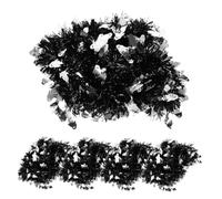 FUNOMOCYA 5 Pcs Halloween Decorations Tinsel Garlands Halloween Bedroom Decorations Small The Pet Silver