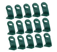 FUNOMOCYA 50Pcs Aluminium Greenhouse Clips Plant Hooks Hangers Fixing Tools for Garden Balcony Indoor Vines Organizing Compatible with Greenhouse Frames