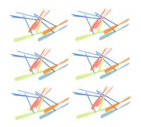 FUNOMOCYA 50pcs Hand Whirl Plastic Dragonfly for Outdoor Fun Easy to Use Flying Whirligig for Adults Dragonfly Propeller for Group Play and Family Entertainment Random Color