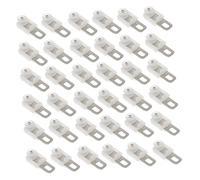 FUNOMOCYA 50pcs Heavy Duty Curtain Track Roller Glider Hooks Resistant Stainless Steel Curtain Rail Sliding Wheels for Easy Installation and Use