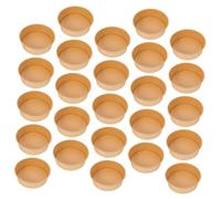 FUNOMOCYA 50pcs Lunch Box Kraft Food Containers Kraft Take Out Boxes Chinese Takeout Containers Paper Brown
