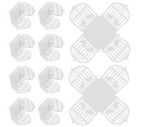 FUNOMOCYA 50Pcs White Hollow-Out Love Bird Cage Chocolate Wrapping Boxes Decorative Candy Holders for Wedding Party Truffle Chocolate Presentation