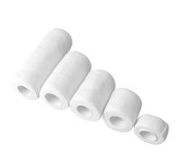 FUNOMOCYA 5pcs Cohesive Sports Tape Self-Adherent for Men and Women Widths White Protective Wraps for Athletic Support and Injury Prevention