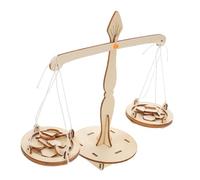 FUNOMOCYA 5pcs DIY Balance Scale Science Kit for Complete Lever Model Stem Learning for Early Physics and Math Education Portable Experiment