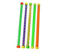 FUNOMOCYA 5pcs Groan Tube Noisemakers for Adults and Party Favor with Rainbow and Standard Designs Portable Stress Relief and Birthday Festival Noise Maker