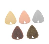 FUNOMOCYA 5pcs Metal Guitar Picks Set Stainless Steel Alloy Electric Bass Acoustic Guitar Plectrums Smooth Finish Gold Silver Reddish Copper Antique Copper Rose Gold for Accessories