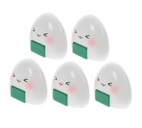 FUNOMOCYA 5pcs Miniature Cartoon Rice Roll Ornaments Unique Crafts for Home Decor Adorable Tiny Food Accents for Mini Landscape and Dollhouse Accessories for Office Desk and Bookshelf
