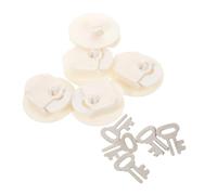 FUNOMOCYA 5pcs Plastic Piggy Bank Bottom Stoppers with Locks and Keys Replacement Saving Box Covers Round Closure Plugs for Money Jar Security and Easy Coin Access