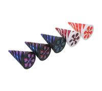 FUNOMOCYA 5pcs Print Puzzle Pyramid Spiral Brain Teaser Impossible Pyramid Passthrough Spiral Fidget Cone Cone Illusion 3d Printed Pla