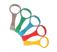 FUNOMOCYA 5pcs Pull Up Rings for Cribs and Playpens Hanging Walking Assistance for Motor Skill Development Easy Installation with Bright Colors for Interactive Learning