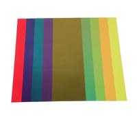 FUNOMOCYA 5pcs Pvc Translucent Sheets Reading Aid Light Filters Gels for Lighting Overlays for Photography Stage Party
