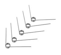 FUNOMOCYA 5pcs Refrigerator Door Torsion Spring Fridge Spring Flapper Door Equipment Replacement Parts Equipment Hinges Silver Iron