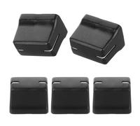 FUNOMOCYA 5pcs Replacement Fader Caps for Mixer Sound Console and Audio Mixers, Black Plastic Slider Knob Caps with Compact Design for Convenient Operation, for Professional Studio Use