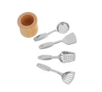 FUNOMOCYA 5pcs Scale Miniature Kitchenware Accessories for Micro Scene and Collectible Furniture