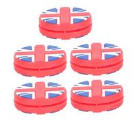 FUNOMOCYA 5pcs Silicone Tennis Dampeners with National Flag Design Tiny Shock Absorbers for Tennis Racket Vibration Reduction Easy to Install Comfort Enhancers