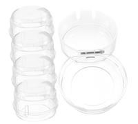 FUNOMOCYA 5Pcs Transparent Stove Knob Covers Safety Gas Switch Guards Kitchen Heat Resistant Grease Protector for Cooker Hob