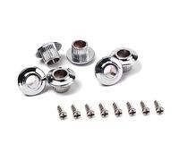 FUNOMOCYA 6 String Chrome Guitar Tuning Pegs with Metal Square Button a Durable String Tuning Machine Heads for Acoustic Guitars Enhance Pitch Precision and Aesthetic Appeal