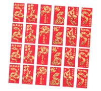 FUNOMOCYA 60pcs Snake Year Money Pocket Guest China Lunar Fancy Wedding with Save All Money Holder for Cash Spring Festival Red Packet Boyfriend Decorative Occasion for Cash