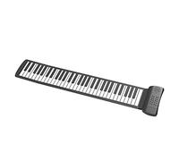 FUNOMOCYA 61 Keys Foldable Roll-up Piano with Silicone Material, Comfortable Hand Feeling and Easy to Store, Portable Electronic Keyboard Suitable for Adults and Beginners