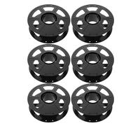FUNOMOCYA 6pcs Abs Empty Plastic Filament Spools for 3D Printing Projects, Lightweight Portable Bobbin Reels with Broad Material Compatibility for Filament Storage and Design