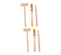 FUNOMOCYA 6pcs Archaeology Tools Gemstone Digging Kit for Includes Hammer Brush Tools for Hands Learning and Play for Young Explorers