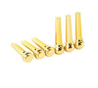 FUNOMOCYA 6pcs Brass Guitar String for Folk Acoustic Guitars Replacement Bridge for Enhanced Sound and Stability