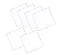 FUNOMOCYA 6Pcs Butterfly Specimen Storage Boxes with Hinged Lid - Plastic Small Keepsake Display Cases for and Storage