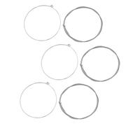FUNOMOCYA 6pcs Electric Guitar Strings Set Stainless Steel Wound Single Strings for Electric Guitar Replacement Suitable for Rock Blues Jazz Guitarists