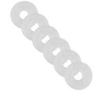 FUNOMOCYA 6pcs Felt Pads Instrument Supplies Washer Part for Euphonium Beige Reducing Replacements Enhancing Longevity Suitable for Professional Musicians