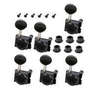 FUNOMOCYA 6pcs Locking Tuning Pegs for Electric Guitars Reliable String Tuners with Smooth Operation Fit for Various Guitar Models Sl esign for Musicians of All Levels