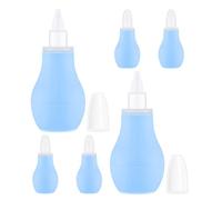 FUNOMOCYA 6pcs Nasal Aspirator Nose Sucker for Newborn Mucus Suction Cleaner Bulb Syringe Aspirator Nasal Suction Tool for Boy Girl