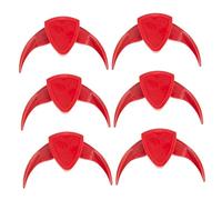 FUNOMOCYA 6pcs Nut Opener Pliers Red Melon Seed Cracker Plastic Shellers for Pine Nuts Sunflower Seeds Torreya Easy Cracking Tool with High Strength and Design