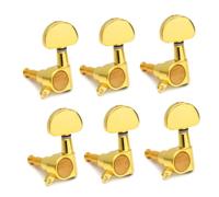 FUNOMOCYA 6pcs Sealed Guitar Tuning Pegs Large Handle for Electric and Wooden Guitars