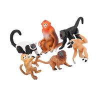 FUNOMOCYA 6PCS Solid Static Models PVC Animal Figures Educational Science Project for Boys and Desktop Decor