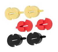 FUNOMOCYA 6pcs Violin Practice Mutes Mute Style Violin Fiddle Rubber Tool for Violin Practice and Night Playing