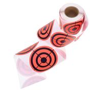 FUNOMOCYA 76mm Glow-in-the-Dark Adhesive Shooting Target Stickers 200pcs Reflective Paper Targets for Indoor and Practice