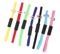 FUNOMOCYA 7pcs PU Leather Elastic Planner Bookmarks Adjustable Colorful Page Markers for Novels Journals Textbooks Magazines Reading Accessories for Book Lovers